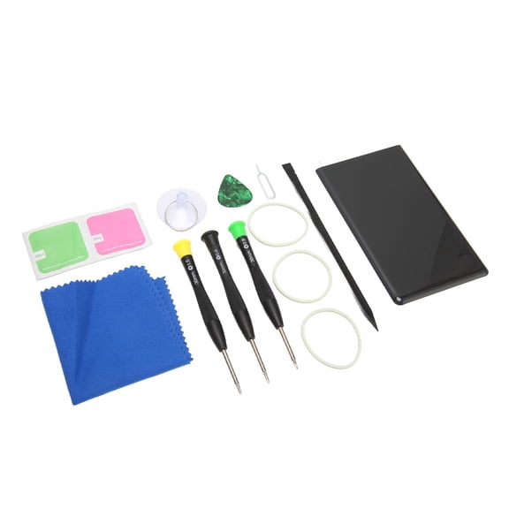 M Buder Back Glass Replacement for Google Pixel 6 Pro, Rear Panel Housing Door Cover Parts with Repair Tool Kit, Black