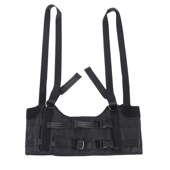 M Buder Back Stretcher Hanging Spinal Decompression Harness Lumbar Traction Device for Home Use, Fits 38.6 to 42.9in Waist, Black