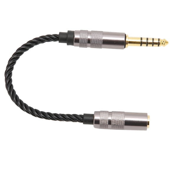 M Buder Balanced Cable Adapter 4.4mm Male to 2.5mm Female Gold Plated Oxygen Free Copper Wire Core 5.9 inches / 15 cm[cite: 1]