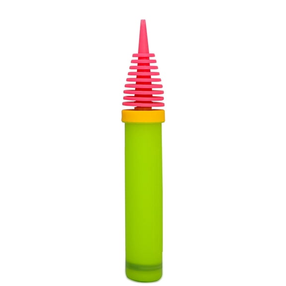 M Buder Balloon Pump Handheld Two-Way Dual Action Air Pump Portable Manual Inflator Green Pink Yellow