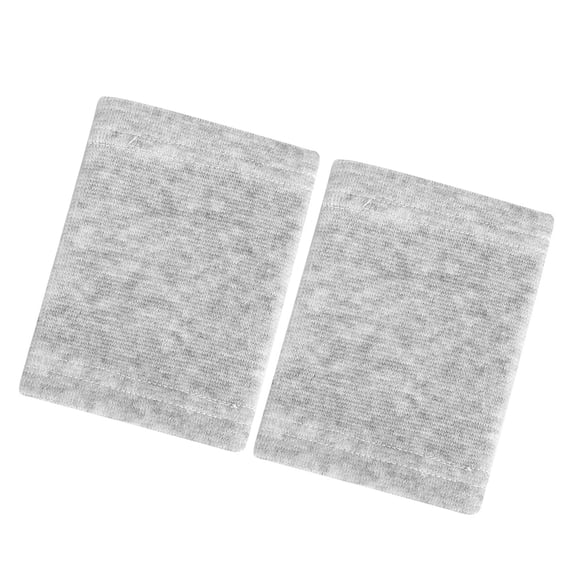 M Buder Bamboo Charcoal Wrist Bracers Sport Gym Thermal Protector Elastic Support Guards Sweatband Pair (11x7.5cm / 4.3x3 inches)