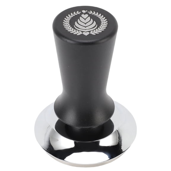 M Buder Barista 58mm Constant Pressure Espresso Tamper Black 3.46 Inches / 88mm Automatic Calibrated Coffee Hand Press Tool For Home Cafe