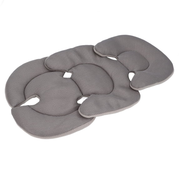 M Buder Bassinet Insert Pad Body Support Universal Removable Protective Cushion Pram Liner Gray