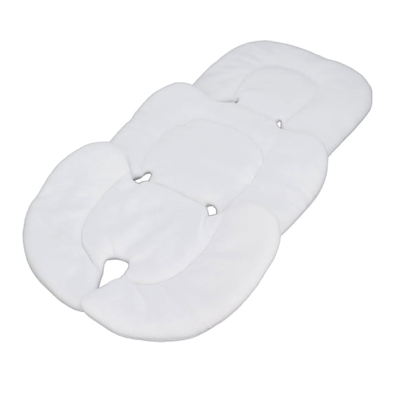 M Buder Bassinet Insert Pad Body Support Universal Removable Protective Cushion Pram Liner White