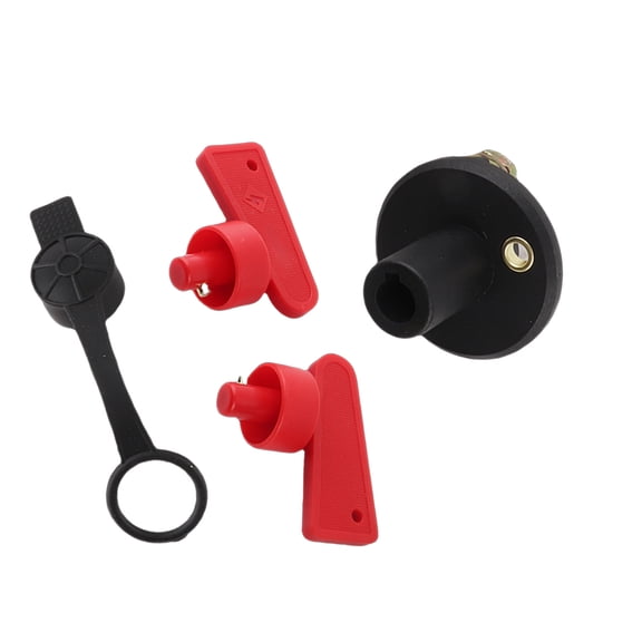 M Buder Battery Disconnect Switch Power Cut Off Isolator DC 12V 24V Accessory for Car Boat Yacht RV, 3 Pieces