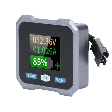 M Buder Battery Monitor with Shunt 1.8in Screen 100A 10-100V Capacity Tester