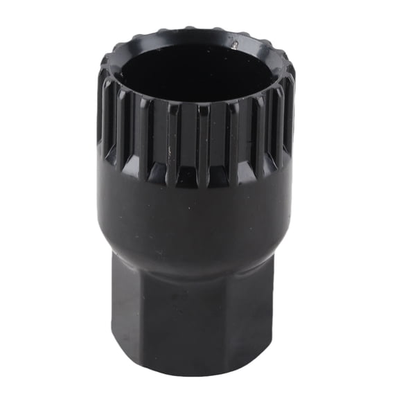 M Buder Bicycle Bottom Bracket Removal Repair Tool 20 Teeth Bike Sleeve Square Hole Center Axle Installation Tool Mountain Bike Maintenance Accessory Black