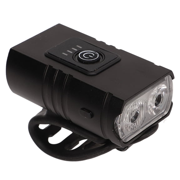 M Buder Bicycle Front Back Light USB Rechargable Bike Lamp Set Adjustable High Low Beam Night Riding, 4.33 inches / 11 cm