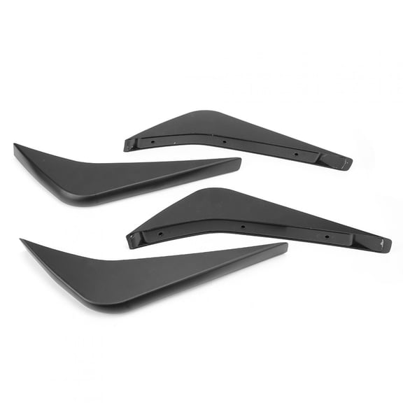 M Buder Black ABS Rear Bumper Spoiler Panel Car Air Diffuser Fin Body Kit Front Bumper Splitter Fit for Corvette C7 2014-2019, 14.4 Inches