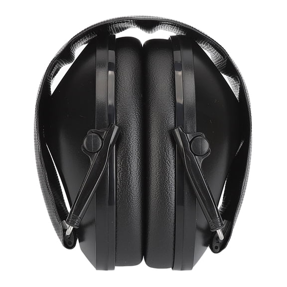 M Buder Black Ear Protection Earmuffs Soundproof Noise Blocking Folding Noise Cancelling Ear Muffs for Outdoor Activity Adults Safety NRR 33dB 1 Count