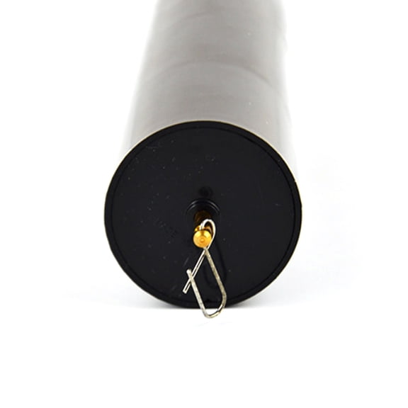 M Buder Black Hanging Battery Powered Rotating Motor for Garden Wind Spinners & Chimes, 30-35 RPM, Holds Up To 4 lbs, Weather Resistant Plastic Construction (7.48 inches / 19 cm)