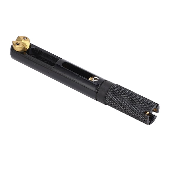M Buder Black Headless Guitar Bridge Metal Single Set Saddle Replacement Parts for 5 6 7 String Instruments, Includes Wrenches and Screws, 2.95 inches / 75 mm