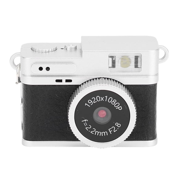 M Buder Black Keychain Digital Camera 1080P HD 2MP Small Portable Video Recorder with Flash Light