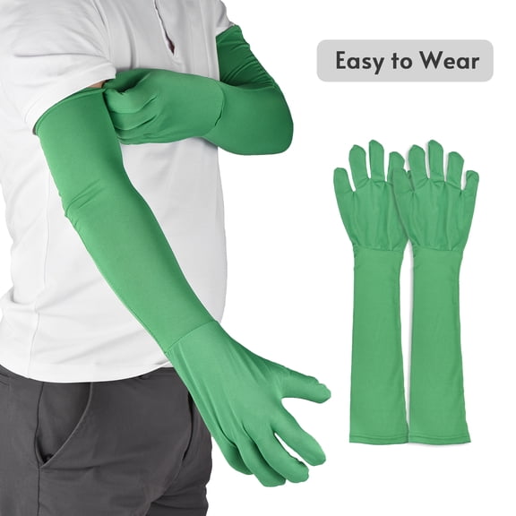M Buder Blue Chroma Key Gloves Invisible Effects Background Chroma Keying Blue Gloves for Blue Screen Photography Photo Video