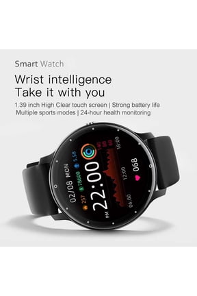 Blue Smart Watch 1.28 inches / 32.5 mm High-Clear TFT Screen Health Monitoring Sleep Monitor IP67 Waterproof BT5.2 Call 15 Days Long Usage Time
