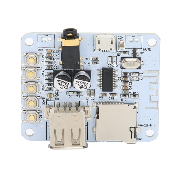 M Buder Bluetooth 4.1 Audio Receiver Module Lossless Car Speakers Power Amplifier Circuit Board Modified DIY Component, 2.0 x 1.6 inches / 50 x 40 mm, 5VDC PCB Board