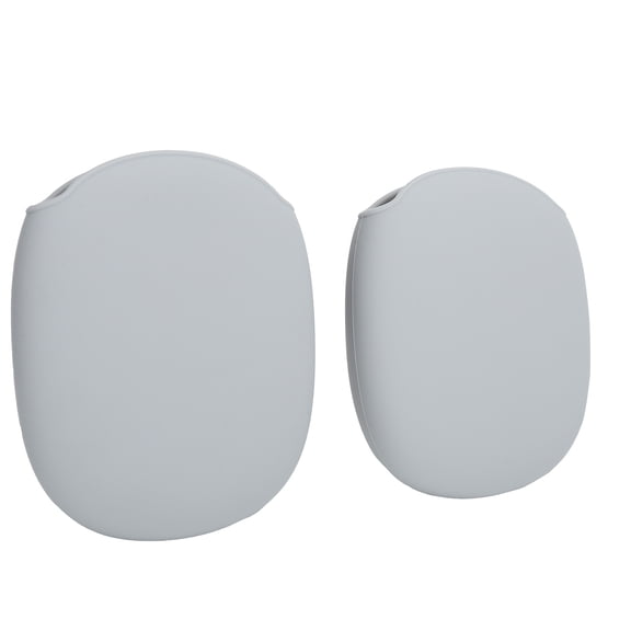 M Buder Bluetooth Headset Silicone Protective Cover Shockproof Case for IOS Earphone Max, Gray (4.72 inches / 12 cm)