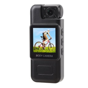 M Buder Body Worn Camera 4K UHD Video Recorder 1.3 in Screen Motion Detection Pocket Camcorder
