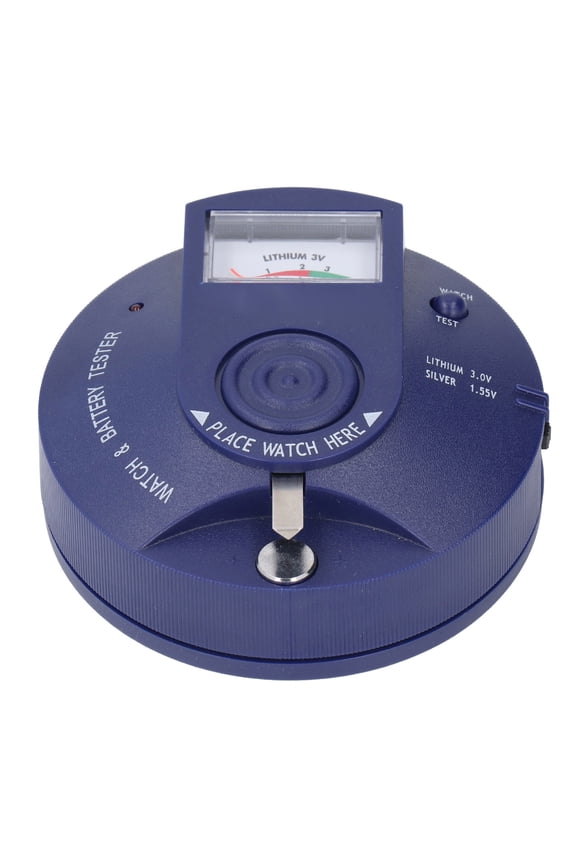 Button Cell Circular Watch Battery Tester 1.5V 3V Battery Analyzer Portable Quartz Movement Detector For Watch Electronic Component Testing Measuring Tool