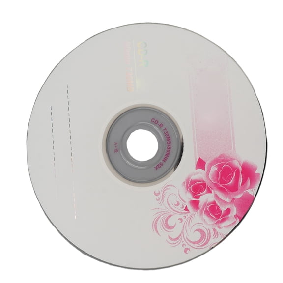 M Buder CD-R Blank Discs 52X 730MB Recordable Media for Storing Digital Images Music Data, 10 Pack (5.51 inches / 14 cm)