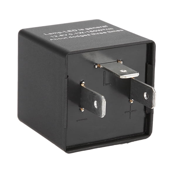 M Buder CF14KT 3-Pin 12V Car Adjustable Flasher Relay for LED Turn Signal Light Rapid Flashing Fix Automotive Electrical Part High Quality ABS Material Universal Fit For Vehicles