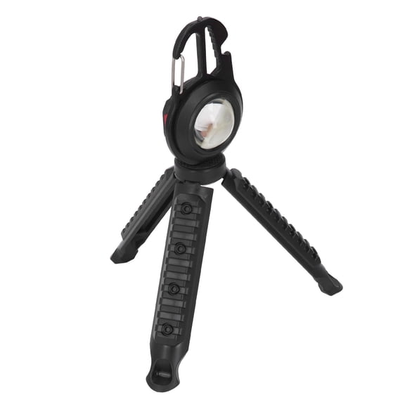 M Buder COB Small Flashlights 3 Light Modes Rechargeable Multifunctional Black Portable Pocket Light with Tripod