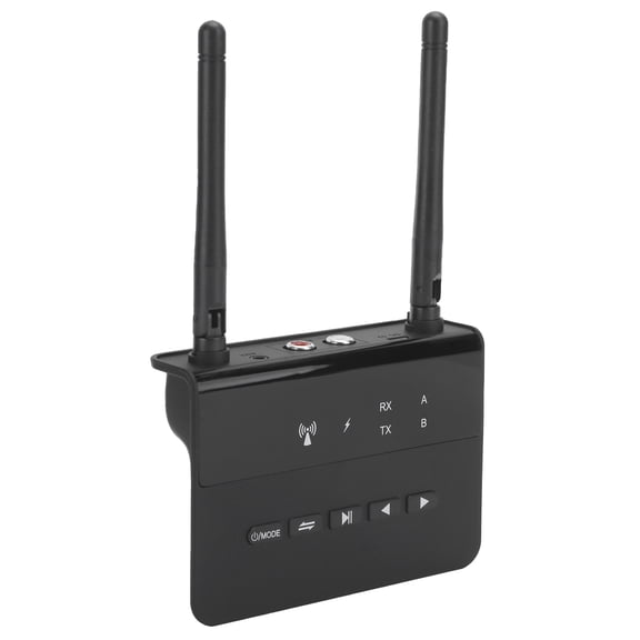 M Buder CSR 2-in-1 Wireless Bluetooth 5.0 Audio Transmitter & Receiver Adapter, Portable Low Latency RCA AUX 3.5mm Stereo Audio Adapter for TV PC Car Home Stereo System, Built-in 500mAh Battery