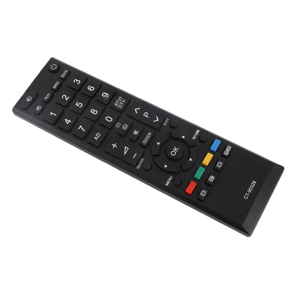 M Buder CT-90326 Multifunctional TV Replacement Remote Control Compatible with Toshiba Television Controllers Long Range Transmission Distance and Comfortable Grip Feel, 6.9 inches / 17.5 cm