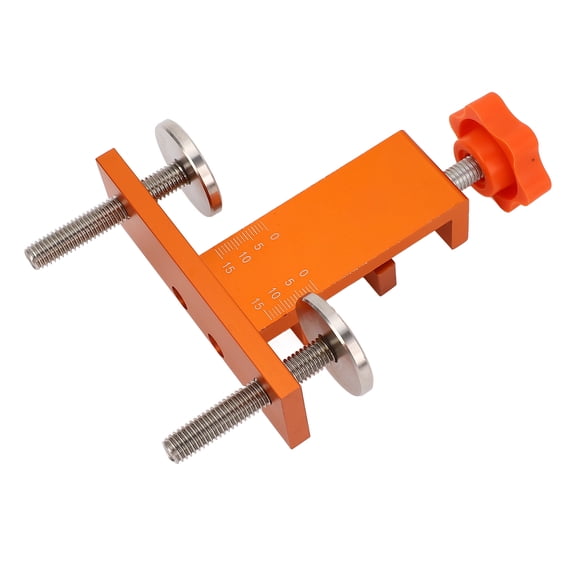 M Buder Cabinet Door Installation Positioner Aluminum Alloy Multifunctional Mounting Jig Tool 7 to 40mm Thickness Cabinet Hardware Jig for Home Improvement Woodworking Accurate Drilling