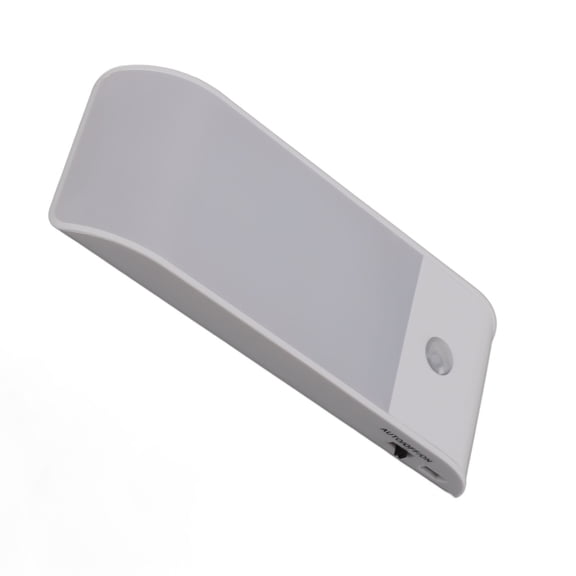 M Buder Under Cabinet Light 4.7 Inches Magnetic Motion Sensor 2 Modes Micro USB Rechargeable Stick On Light for Study Work Kitchen Wardrobe White Light 12 LED Portable Night Lamp