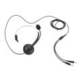 thumbnail image 1 of M Buder Call Center Headset Mono Noise Cancelling Dual 3.5mm Plug Computer On Ear Headphone 6.6ft / 2m Cable, 1 of 9