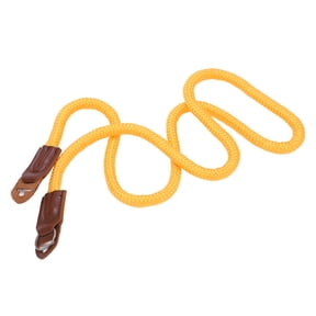 M Buder Camera Strap Safe Comfortable and Quick Release Camera Shoulder Strap for All DSLR Mirrorless Cameras Yellow Anti-Drop Cowhide Leather Nylon Webbing 45.3 inches / 115 cm Replacement Accessory