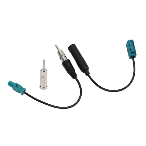 M Buder Car Antenna Adapter Universal Fakra Z to DIN Plug Connector Cable Set for Stereo HD CD Media Player Receiver Compatible with Ford Pioneer 13 inches / 33 cm