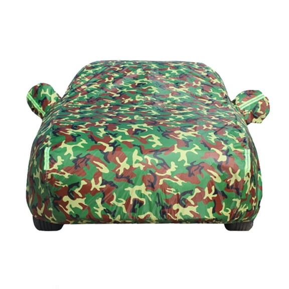 M Buder Car Cover All-weather Protection Full Covers with Reflective Strip Camouflage Style Auto Cover Sunscreen Protection Dustproof&Waterproof UV Scratch-Resistant Universal, XL[cite: 1]