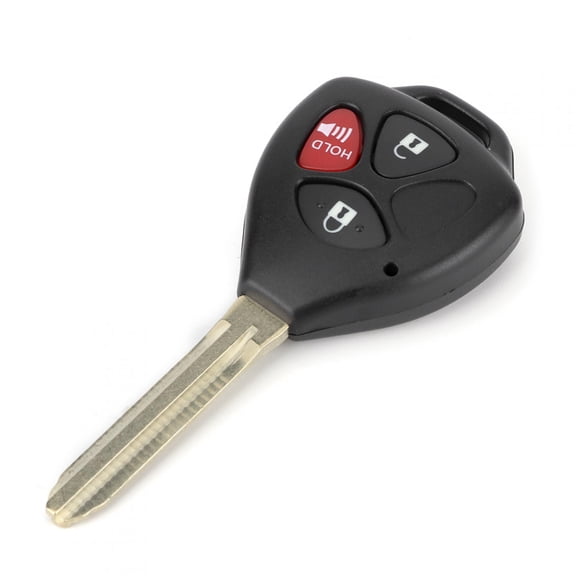 M Buder Car Key Shell Fob Case Replacement Accessory Fit for Toyota RAV4 3 Buttons (4.33 inches/11 cm)
