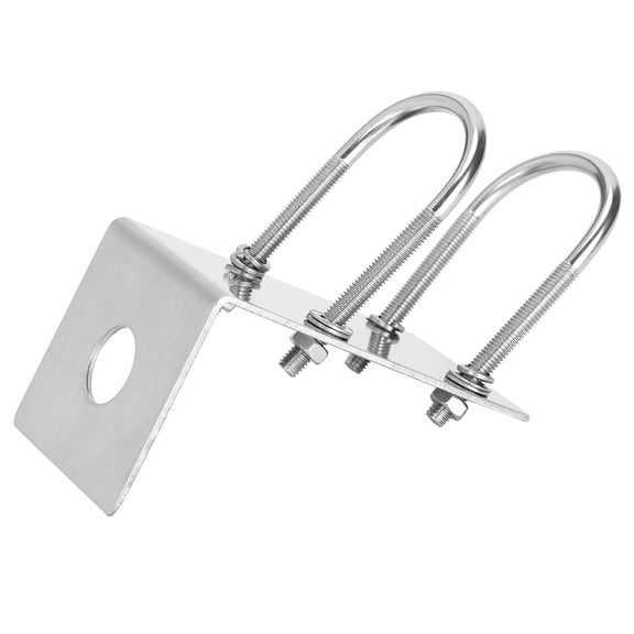 M Buder Car Radio Antenna Bracket Stainless Steel U-Bolt Clamp Mount (5.9 inches / 15 cm)