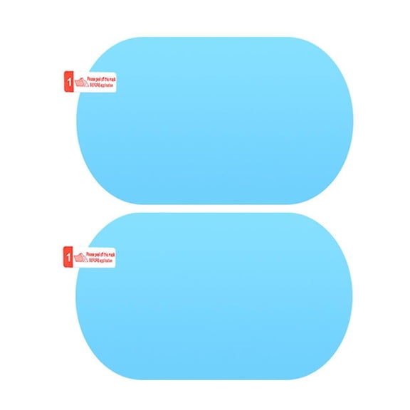 M Buder Car Rearview Mirror Film Anti-Fog Membrane Waterproof Rainproof Window Protective Film 2 PCS 6.69 inches / 17 cm Clear Wide Viewing Angle Automotive Safety Accessory Universal Fitment