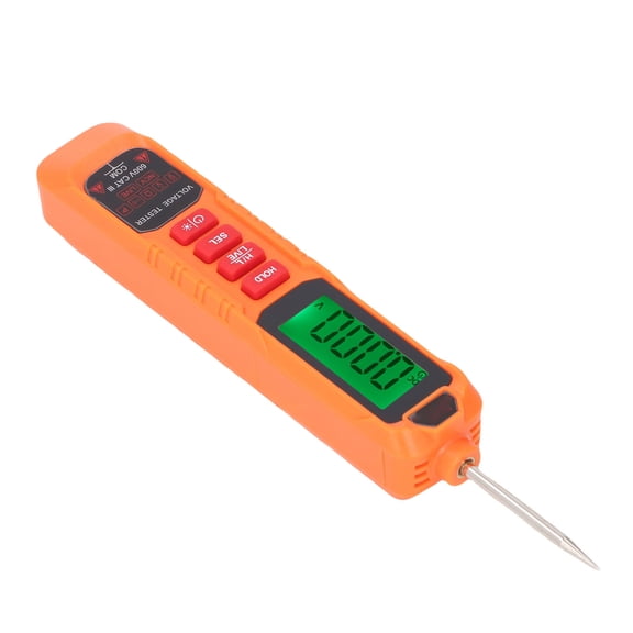 M Buder Car Voltage Tester Auto Bidirectional Voltage Pen Backlit Digital Multimeter 600V AC DC Continuity Resistive Value Test Diagnostic Tool For Automotive Battery High Precision