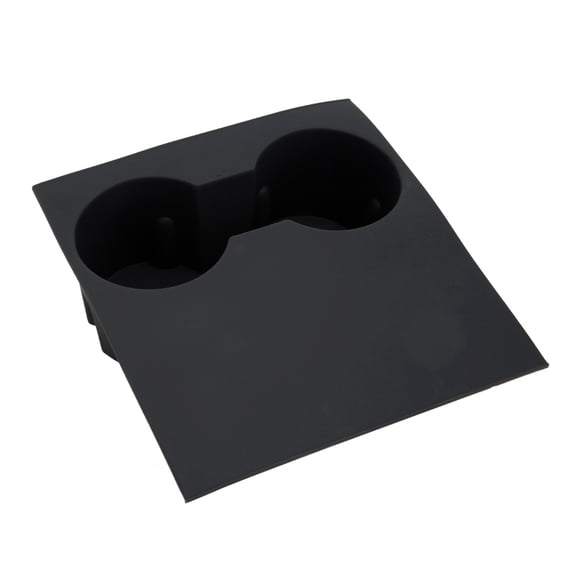 M Buder Center Console Silicone Cup Holder Scratch Resistant Insert Replacement for Tesla Model 3 Model Y 2021 2022 2023 Black 8.27x7.87x3.15 inches / 21x20x8 cm Interior Accessory