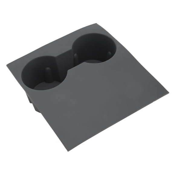 M Buder Center Console Silicone Cup Holder Scratch Resistant Insert Replacement for Tesla Model 3 Model Y 2021 2022 2023 Gray 7.87x7.87x2.76 inches / 20x20x7 cm Interior Accessory