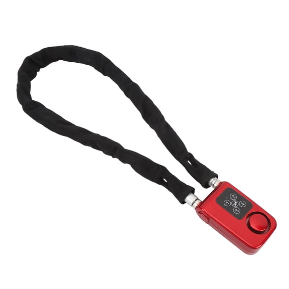 M Buder Chain Password Lock Anti Cutting Hydraulic Shear Resistant Keyless Loud Alarm Anti Theft Tamper Proof IP44 Water Resistant Motorcycle Smart Lock