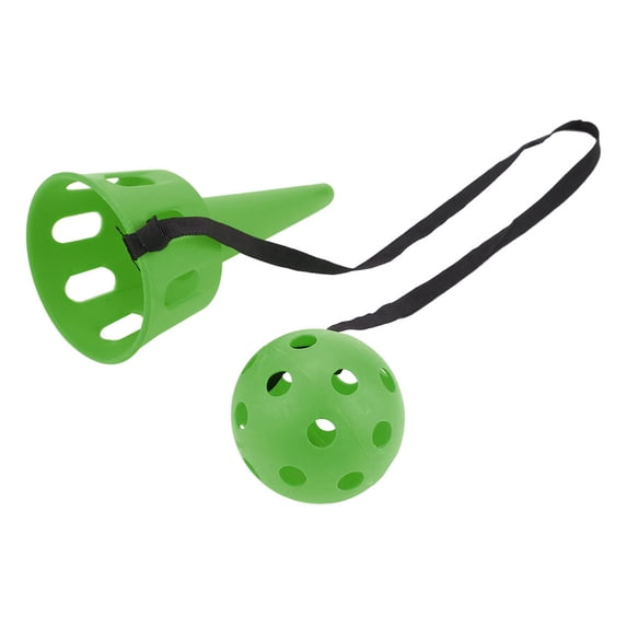 M Buder Children Throw and Catching Balls Game Toy Plastic Kids Sports Interactive Toys Green Outdoor Play Set (Approx 6.5 inches / 16.5 cm)
