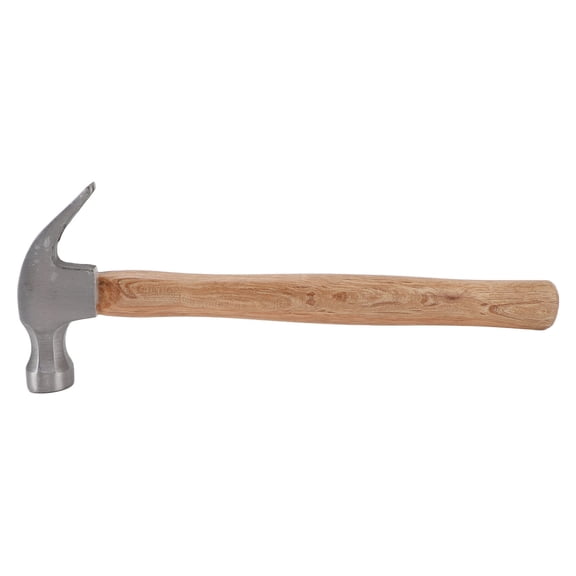 M Buder Claw Hammer 8.8 Ounce High Carbon Steel Forged Head Oak Wood Handle Straight for Prying Nails Carpentry Repair 11.3 inches / 28.6 cm