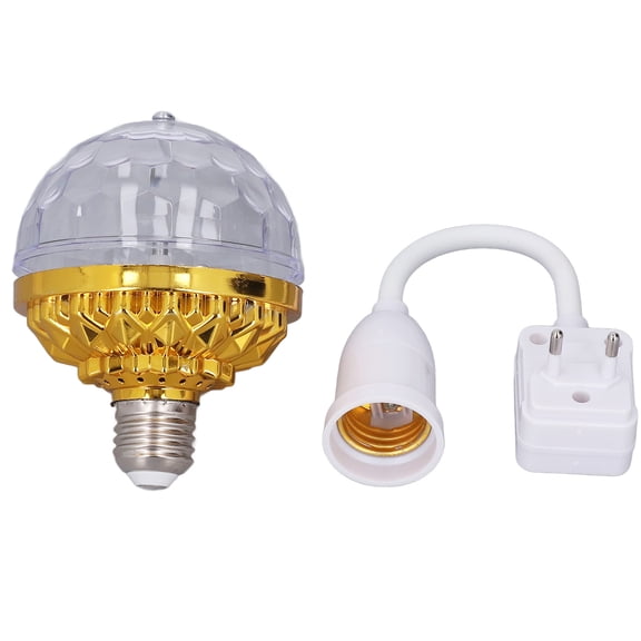 M Buder Colorful LED Rotating Ball Light 6W Metal Party Lighting Universal Socket Karaoke Wedding EU Plug 220V