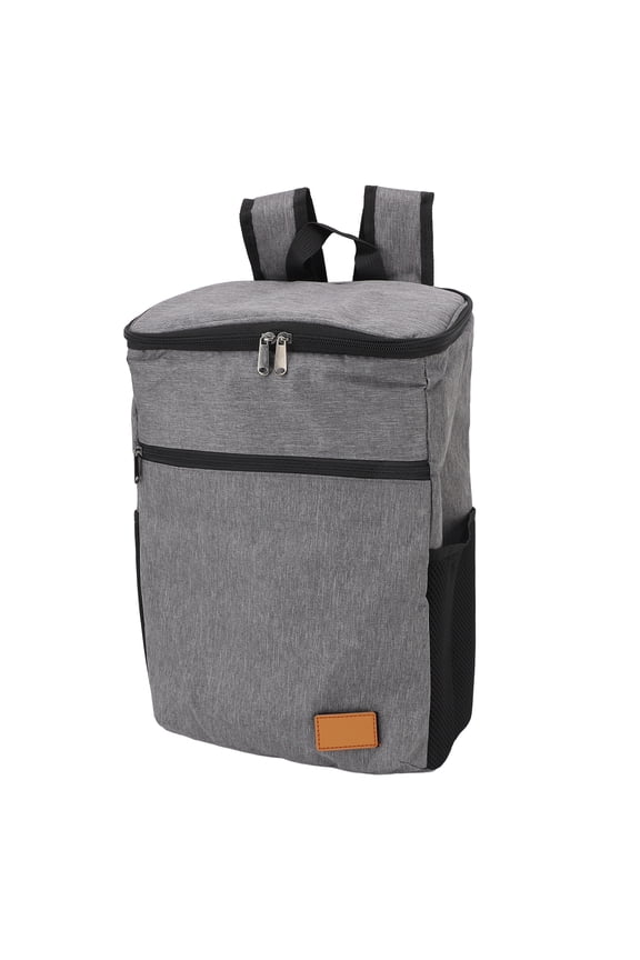Cooler Bag Large Capacity Water Proof Double Shoulder Insulated Cooler Backpack Gray