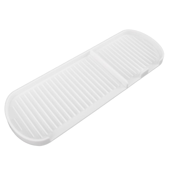 M Buder Counter Silicone Drainage Tray, Silicone Kitchen Sink Organizer Tray, 4.96 x 14.96 x 0.66 inches / 12.6 x 38 x 1.86 cm