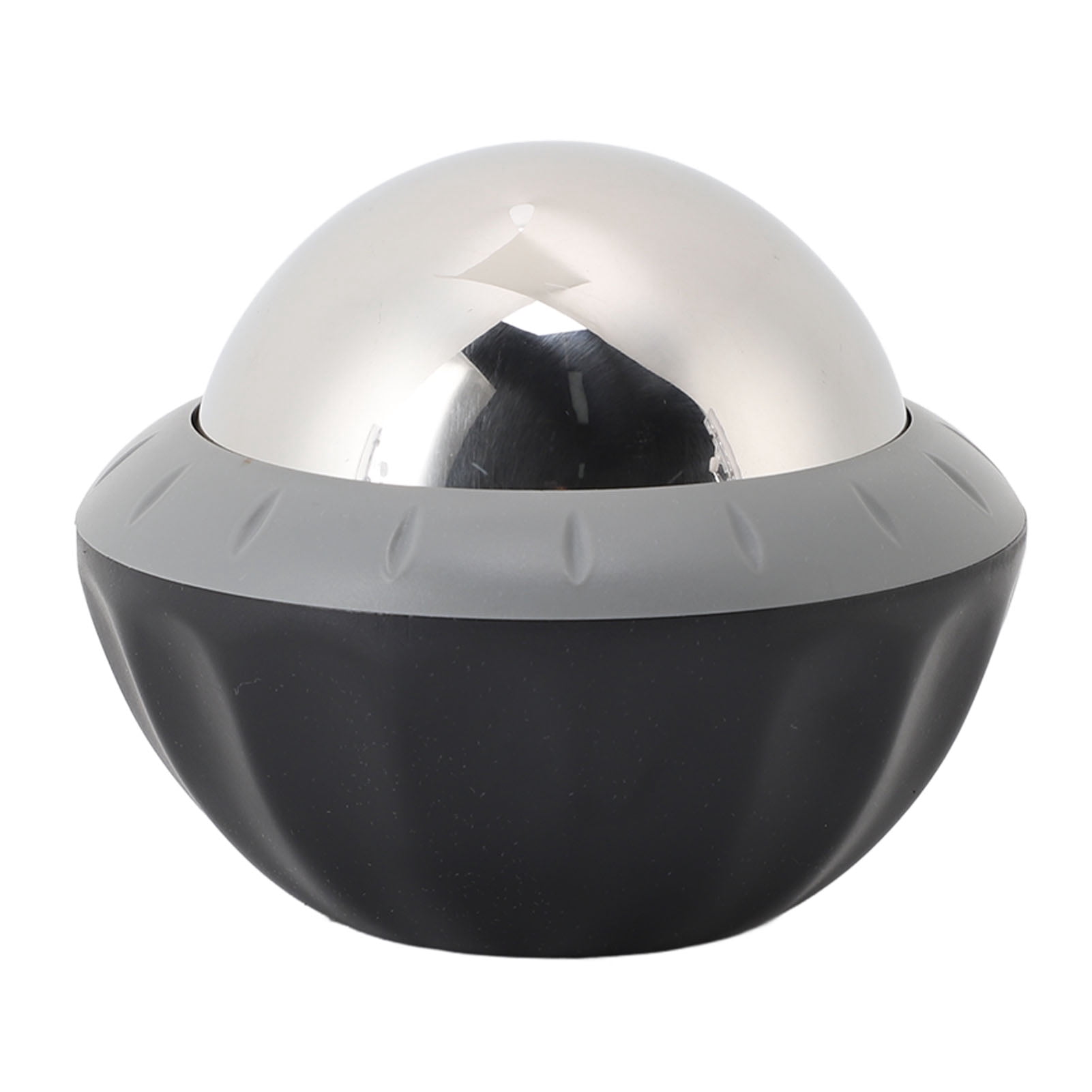 M Buder Cryosphere Ice Massage Roller Ball Stainless Steel Cold Hot Compress Deep Tissue Muscle Massager Grey Black