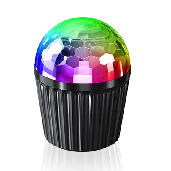 M Buder Crystal Magic Ball Lamp Home KTV Stage Light Disco LEDs Projection Atmosphere Light Sound Activated USB Plug and Play (2.24 inches / 5.7 cm)