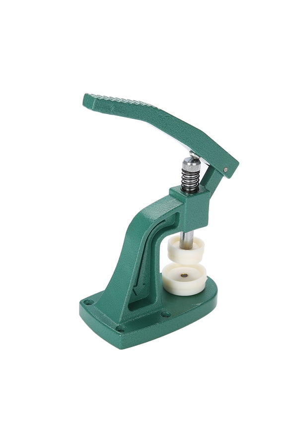 Crystal Watch Press Tool with 12 Nylon Dies, Wristwatch Back Case Cover Pressing Kit for Professional DIY Repair (11 x 10.85 x 19.6 cm / 4.37 x 4.27 x 7.72 inches)