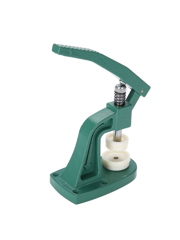 Crystal Watch Press Tool with 12 Nylon Dies, Wristwatch Back Case Cover Pressing Kit for Professional DIY Repair (11 x 10.85 x 19.6 cm / 4.37 x 4.27 x 7.72 inches)